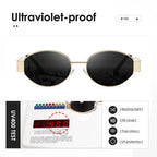 Óculos de Sol Steampunk Oval Vintage | Proteção UV400