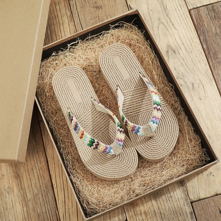 Chinelo Rasteira Plataforma Feminina | Flip Flop de Praia Leve e Confortável