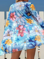 Biquíni Tie Dye 3 Peças | Cintura Alta com Shorts