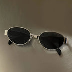 Óculos de Sol Steampunk Oval Vintage | Proteção UV400