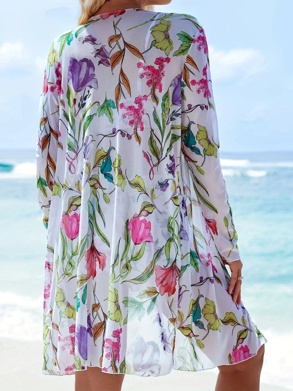 Biquíni Tie Dye 3 Peças | Cintura Alta com Shorts