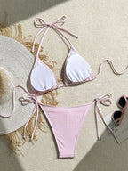 Biquíni Triângulo Frente Única | Design Concha & Estrela do Mar com Bojo