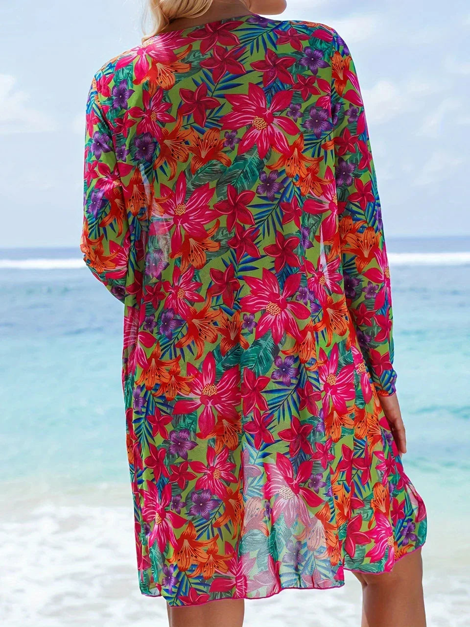 Biquíni Tie Dye 3 Peças | Cintura Alta com Shorts