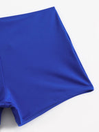 Tankini 2 Peças com Cordão Frontal | Conjunto Feminino para Praia e Piscina