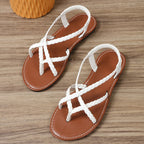 Sandália Feminina Trançada Moda Praia 👡