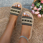 Sandália Boho Tassel Étnica | Rasteira de Praia Feminina